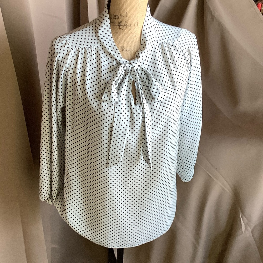 Jon & Anna Black Polka Dot Blouse